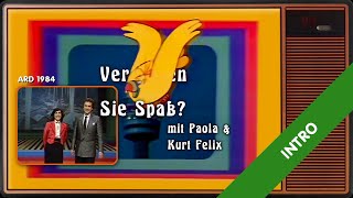 Verstehen Sie Spaß – Intro mit Spaßvogel amp Band 1984 [upl. by Nilrah]