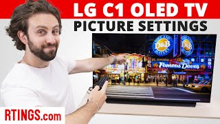 LG C1 OLED  TV Picture Settings [upl. by Atnaloj665]