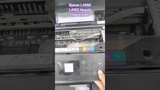 Epson L4160 L4150 L4260 Nozzle check print mobile WiFi router connect epson service [upl. by Aicre]