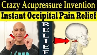 Crazy Acupressure Invention for Instant OccipitalNeck Pain Relief  Dr Alan Mandell DC [upl. by Saile]