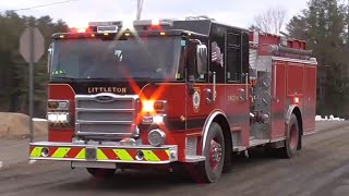 Littleton Engine 1 Responding to Fire [upl. by Aissirac]