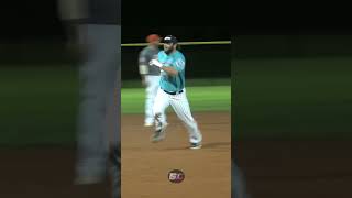 Phil Matte HITS a STINGER of a line drive OFF the FENCE softball americansports usssa sport [upl. by Latsyrk]