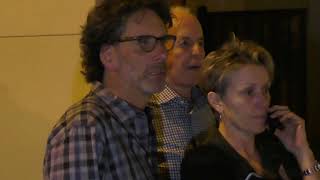 Frances McDormand and Joel Coen outside of Craigs in West Hollywood [upl. by Ainsworth]