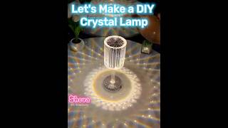 DIY Crystal lamp🤔😍 Subscribe if you satisfying shorts satisfying diy viral shova asmr [upl. by Rosa]