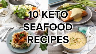 10 Keto Seafood Recipes LowCarb Fish Ideas [upl. by Nallij]