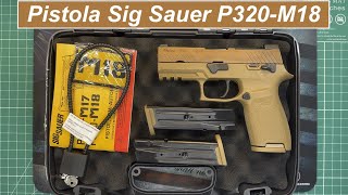 Pistola Sig Sauer P320M18 9mm Unboxing en Español [upl. by Adlay270]