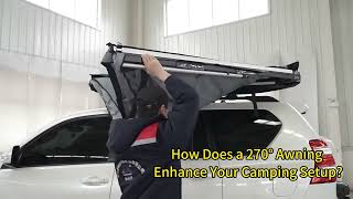 How Does a 270° Awning Enhance Your Camping Setup [upl. by Olegnad]