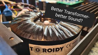 Incredible upgrade Krell KAV 150a new Transformer TOROIDY for double mono AMP [upl. by Shaine583]