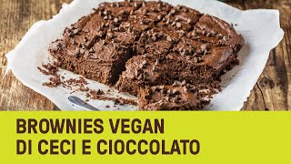 Brownies vegani di ceci e cioccolato [upl. by Llenrag]