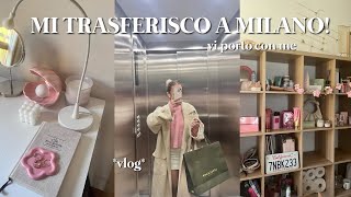 VADO A VIVERE A MILANO I vlog trasferimento room tour [upl. by Los]