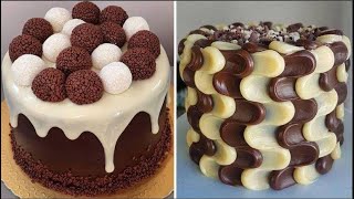 Indulgent Chocolate Cake Recipes  Most Satisfying Chocolate Cake Decorating Ideas  So Yummy Cakes [upl. by Afrikah]