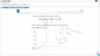 6th Grade STAAR Practice Benchmark Fractions and Percents 64F  4 [upl. by Yseulta]