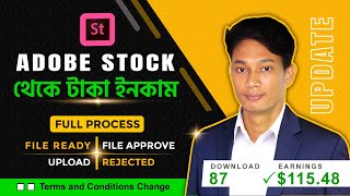 Adobe Stock File Upload Process  File Ready  Approve  Rejected  MiLon Graphic [upl. by Aric609]