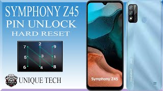 SYMPHONY Z45 FACTORY RESET  HARD RESET  PATTERN PIN PASSWORD RESET SYMPHONY Z45  UNIQUE TECH [upl. by Fasa]