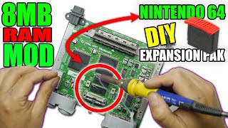 EXPANSION PAK Casero que DUPLICA LA RAM DE TU N64 [upl. by Liebermann]