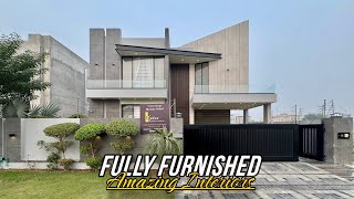 Fully Furnished 1 Kanal Designer House with Amazing Interiors For Sale in Dha Lahore [upl. by Odel]