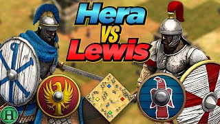 Romans vs Goths  1v1 Arabia  vs Lewis  AoE2 [upl. by Aleil455]