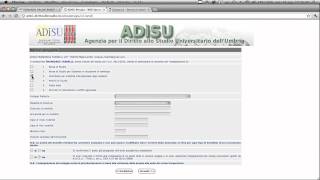 Video tutorial domanda on line borsa di studio ADiSU Umbria aa 201112 [upl. by Aniluj]