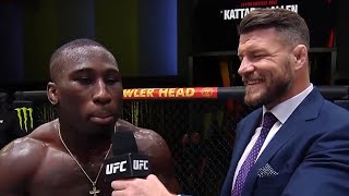 Tresean Gore Octagon Interview  UFC Vegas 63 [upl. by Anayad]