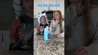 Trying Star Wars Blue Milk🥛starwars bluemilk walmart [upl. by Horst]