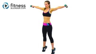 Beginner Boot Camp Workout  Easy Toning amp Low Impact Cardio Workout with Fitness Blender [upl. by Taryn]