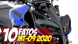 10 FATOS MONSTRUOSA Yamaha MT09 2020 No Brasil  Motorede [upl. by Ahtelra]