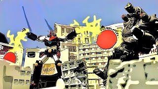 Combattler V vs Imperializer  Combattler V  Ultraman Monster Stop Motion  LJPL Animation [upl. by Ilellan]