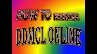 DDMCL Hindi how register new member  DDMCL Login information [upl. by Lorac]