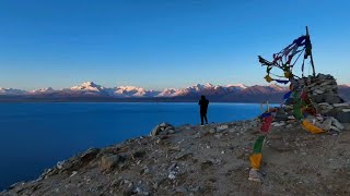 新藏之旅二十，天没亮就起来了，在佩估措看一次真正的日照金山，抵达吉隆县 [upl. by Isman]