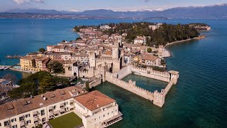 Sirmione terme di Catullo e Lonato ripresi dal Drone [upl. by Annaeed]