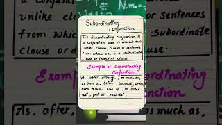 Mastering Subordinating Conjunctions English Grammar Explained english englishgrammar education [upl. by Corissa619]