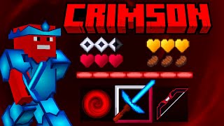 The Best Cubecraft Texture pack  Crimson 128x  FPS Friendly [upl. by Caspar766]