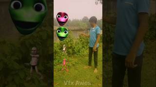 Alien to Frog Joker Gorilla and Red DameVfxMagic Video  youtubeshorts magicshotsvfxshorts [upl. by Lonee]