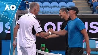 Legends ArthursFromberg v ChangMartin match highlights  Australian Open 2017 [upl. by Arimlede]