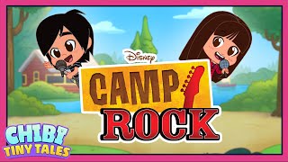 Camp Rock As Told By Chibi 🎸  Chibi Tiny Tales  disneychannel [upl. by Ditmore]