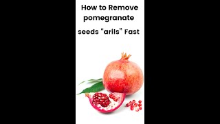 Tip 2 Remove pomegranate seeds “arils” Fast [upl. by Anitac787]