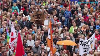 wirsindmehrDemo in Marburg [upl. by Sasnak]