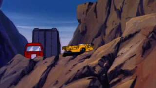 Transformers G1 EP01x15  Sideswipes Shortcut [upl. by Aeli906]