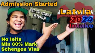 Latvia Feb Intake Admission Started  Register Now  No Ielts  Minimum Mark  All Doubts Cleared [upl. by Waylon611]