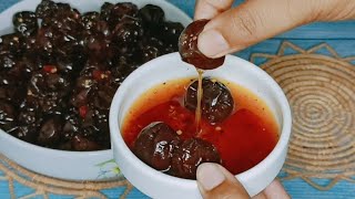 তেল ছাড়া রসে ডুবানো আস্ত বরই আচার  Dry Jujube Pickle Recipe  Boroi Achar  Alifas Diary [upl. by Ragan]