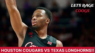 Lets Rage Coogs Houston Cougars basketball vs Texas Longhorns postgame show [upl. by Yessak]