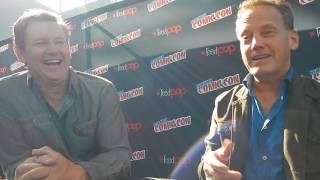 Kirk Fogg amp Dee Bradley Baker talk Nickelodeons Legends of the Hidden Temple  NYCC 16 [upl. by Cassie]