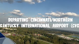 Departing CincinnatiNorthern Kentucky International Airport CVG [upl. by Eustis]