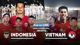 live INDONESIA vs VIETNAM  kualifikasi Piala Dunia  24 Maret [upl. by Berenice]