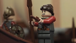 Lego Battle of Svolder  Viking stop motion [upl. by Redlac]