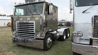 1971 Ford W9000 Cabover At Ohio Vintage Truck Reunion 2024 [upl. by Ylreveb]