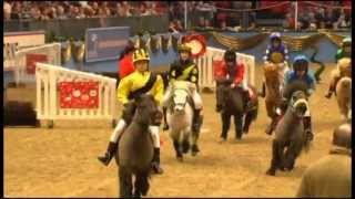 Olympia 2012 Shetland Pony Grand National 20th December Afternoon Performance [upl. by Anatollo]