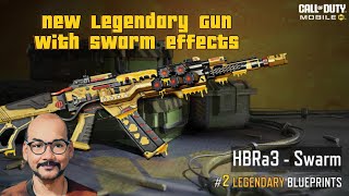 HBRa3  Swarm  Legendary Blueprints 3 days Trial  Call of Duty Mobile [upl. by Reinhardt]