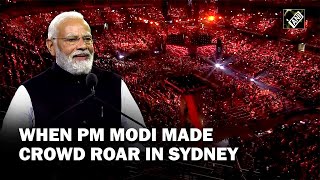 Top highlights of PM Modi’s speech at Qudos Bank Arena in Sydney [upl. by Aiyn]