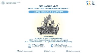 Sarasehan Wayang amp Gamelan Nasional Dies Natalis ke57 Fakultas Filsafat UGM [upl. by Anaxor]